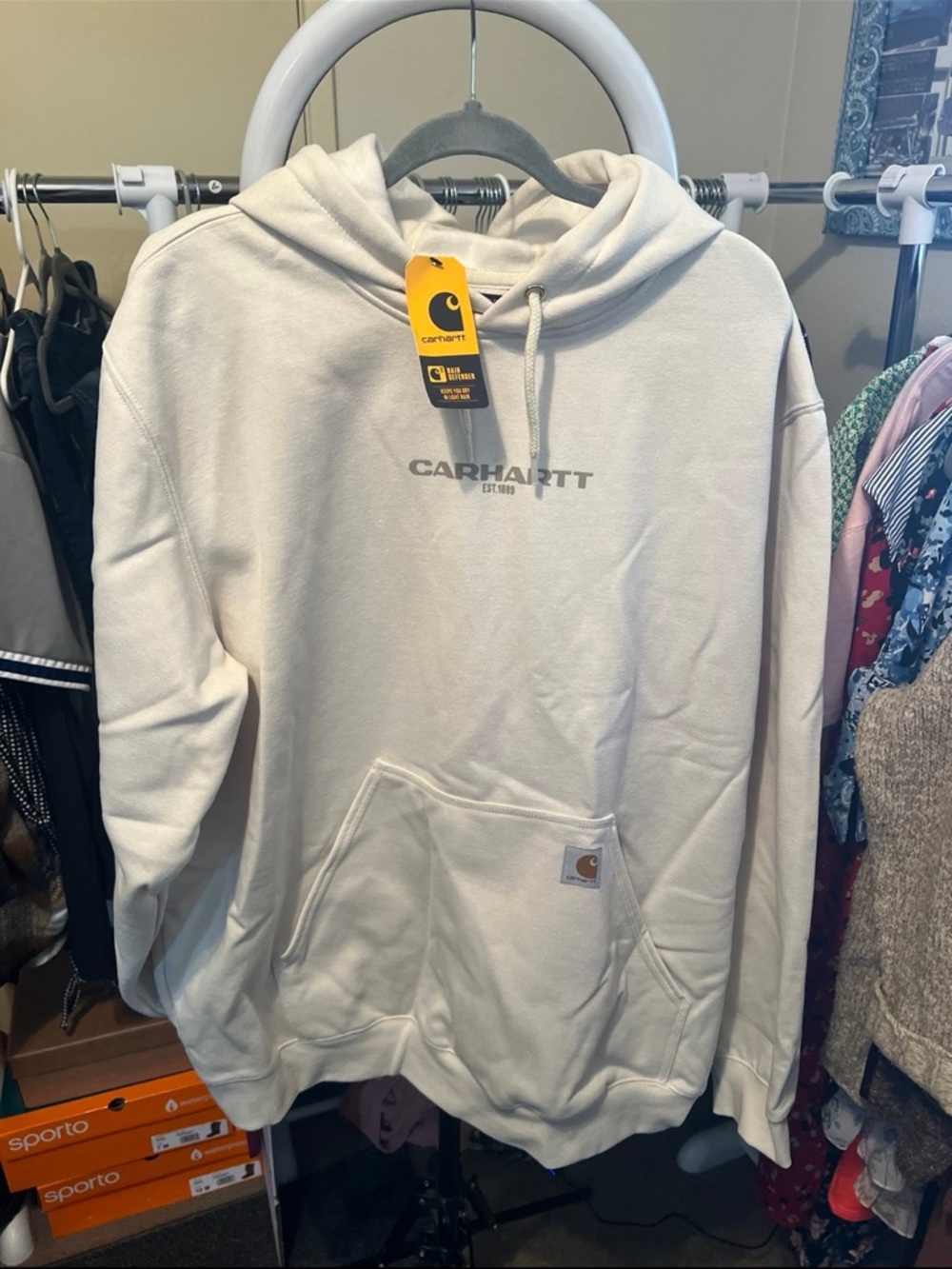 Carhartt men’s Rain Defender Sweatshirt size xxl bnwts